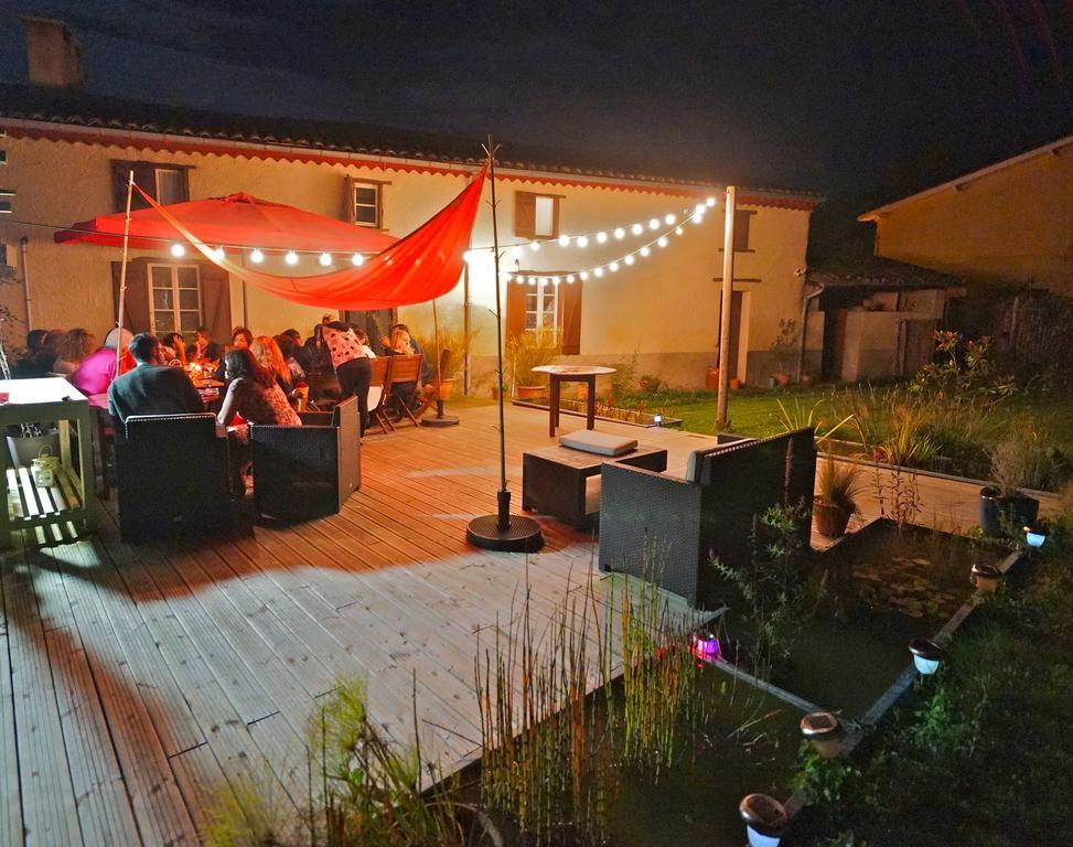Logis Hotel Restaurant La Barguillere Saint-Pierre-de-Rivière Dış mekan fotoğraf