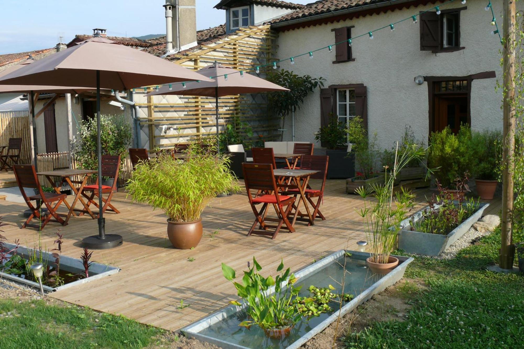 Logis Hotel Restaurant La Barguillere Saint-Pierre-de-Rivière Dış mekan fotoğraf
